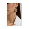 ANASTASIA KESSARIS Starry Sapphire Shell Earrings 