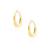 KESSARIS Gold Hoop Earrings SKE191709