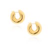 KESSARIS Gold Hoop Earrings SKE191714