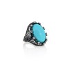 STAURINO FRATELLI Turquoise & Diamond Cocktail Ring DAP140976