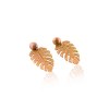 ANASTASIA KESSARIS Tropicalia Rose Gold Titanium Diamond Earrings SKP180318