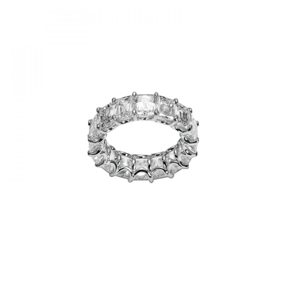 KESSARIS Diamond Eternity Emerald Cut Ring BEP93309