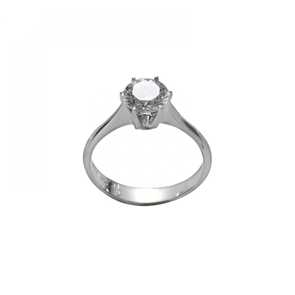 KESSARIS Solitaire Brilliant Diamond Ring DAP000001