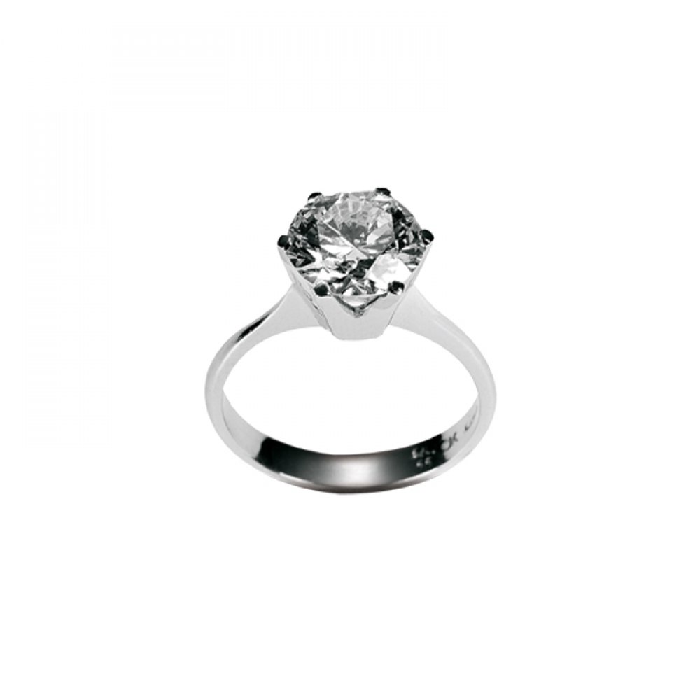 KESSARIS Solitaire Brilliant Diamond Ring DAP84109