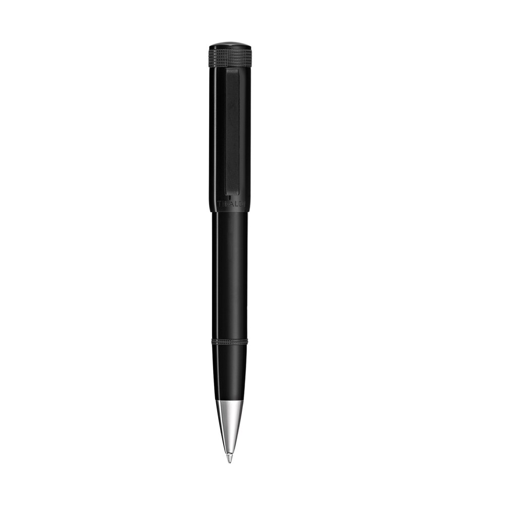 TIBALDI - Rich Black Resin Ballpoint Pen