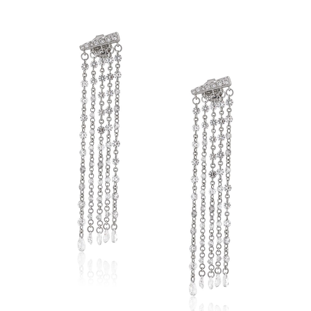 KESSARIS - Diamond Stream Earrings