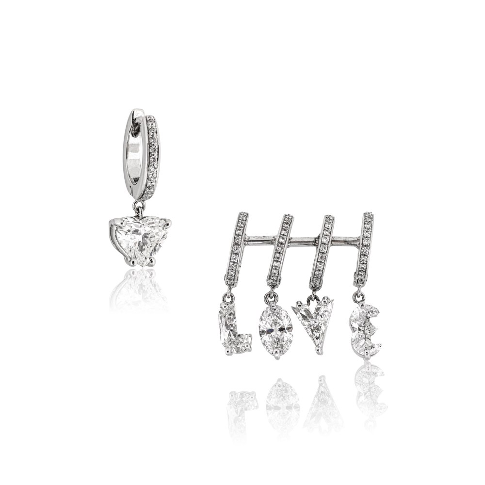 ANASTASIA KESSARIS - Custom Cut Diamond Earrings