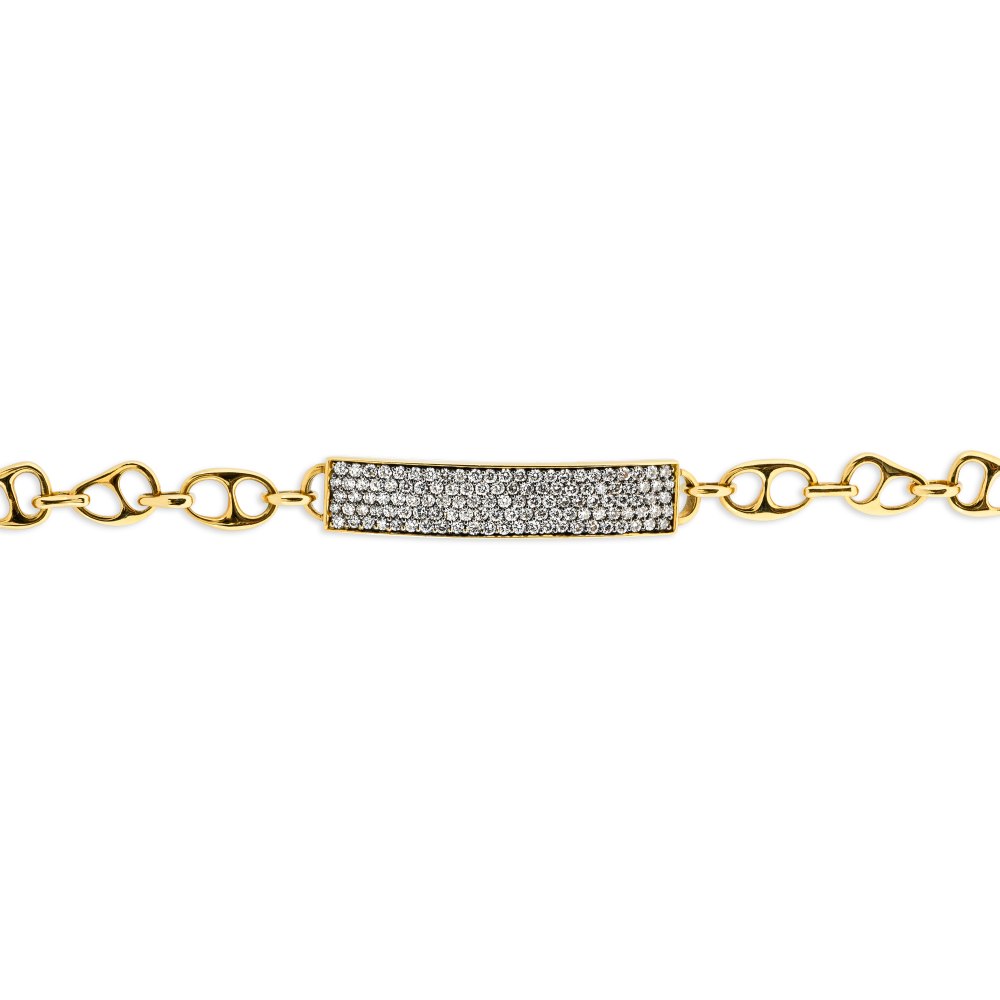 Kessaris-Diamond Gold Bracelet