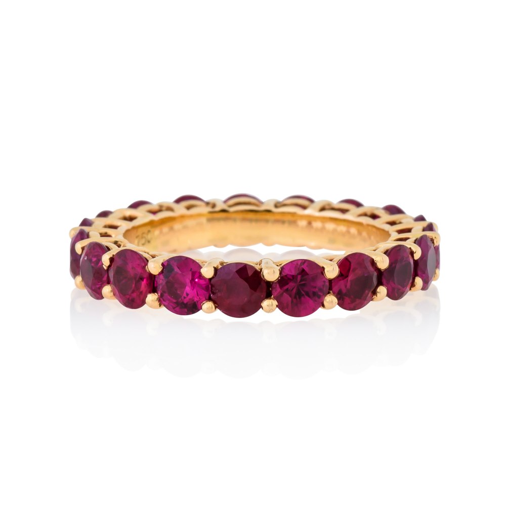 KESSARIS Gold Ring with Rubies BEE100717