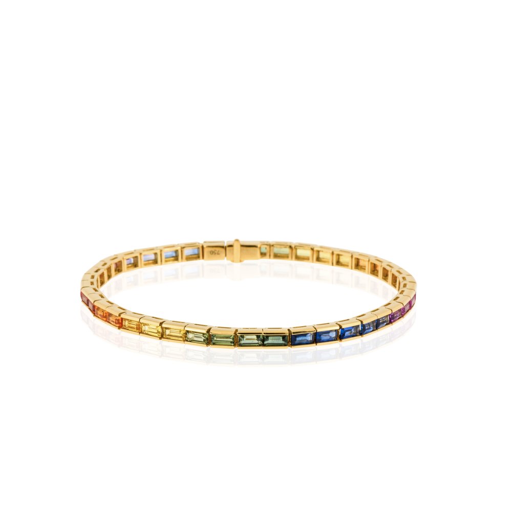 KESSARIS Rainbow Sapphire Bracelet BRE191168