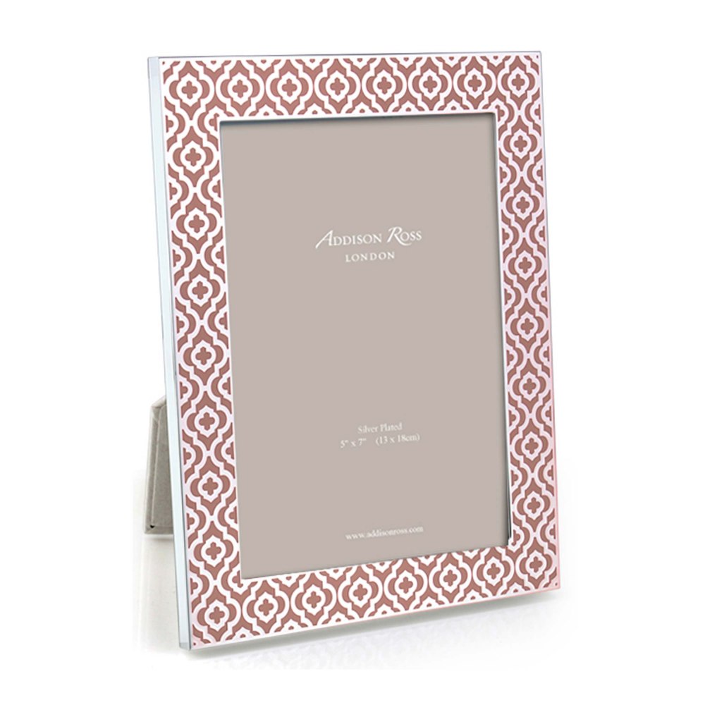ADDISON ROSS Pink Picture Frame with Motif FR1431