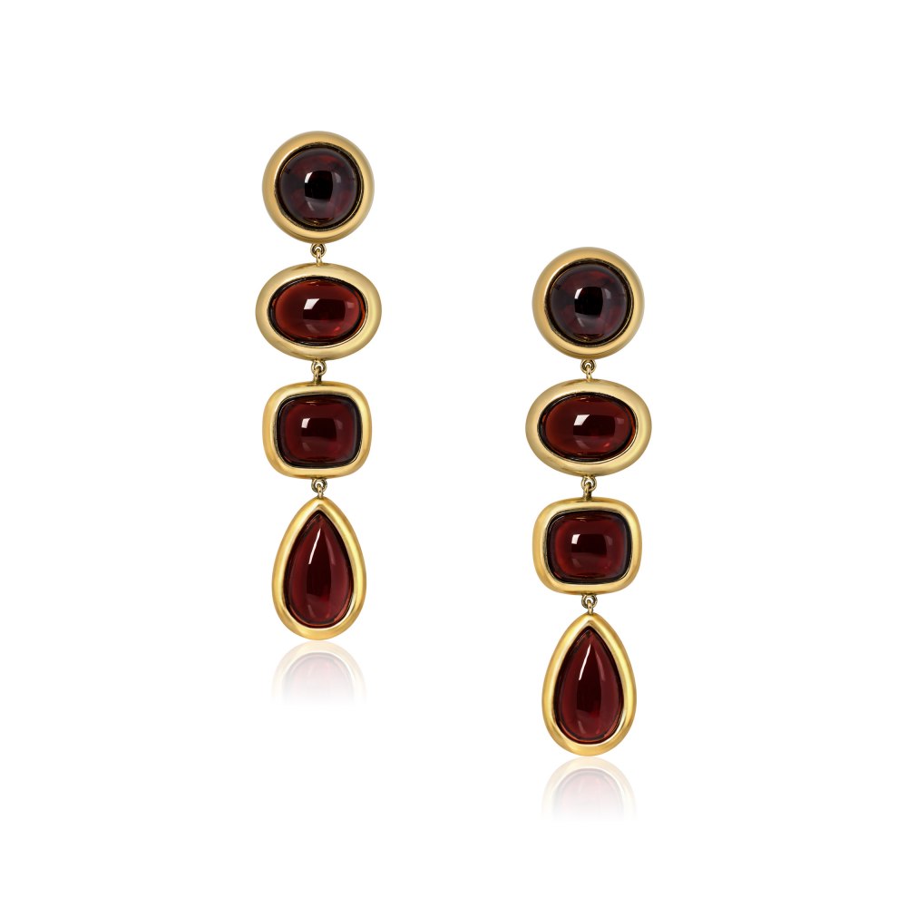 ANASTASIA KESSARIS Cherry Glimmer Earrings