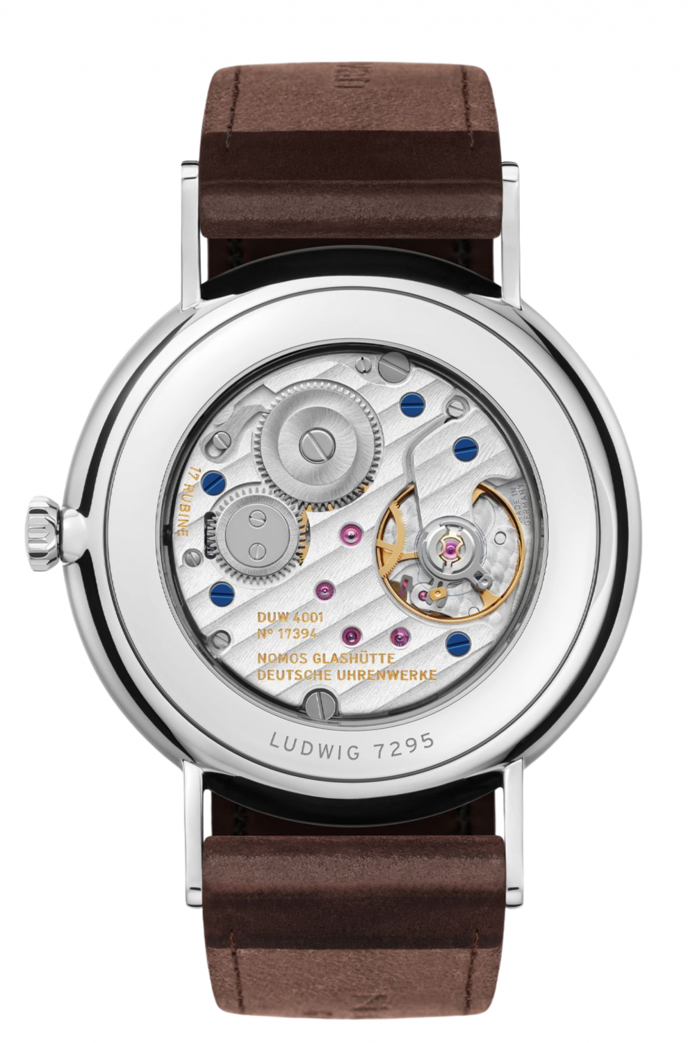 237-LUDWIG 38 Enamel White-NOMOS-Caseback