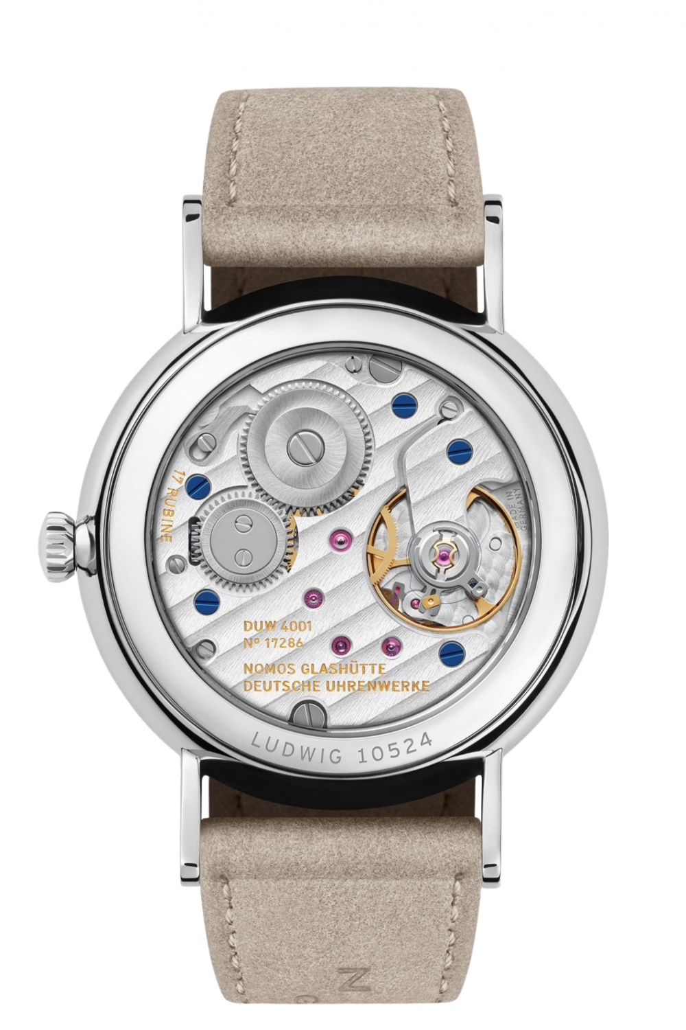 240-LUDWIG 33 Duo-NOMOS-Caseback