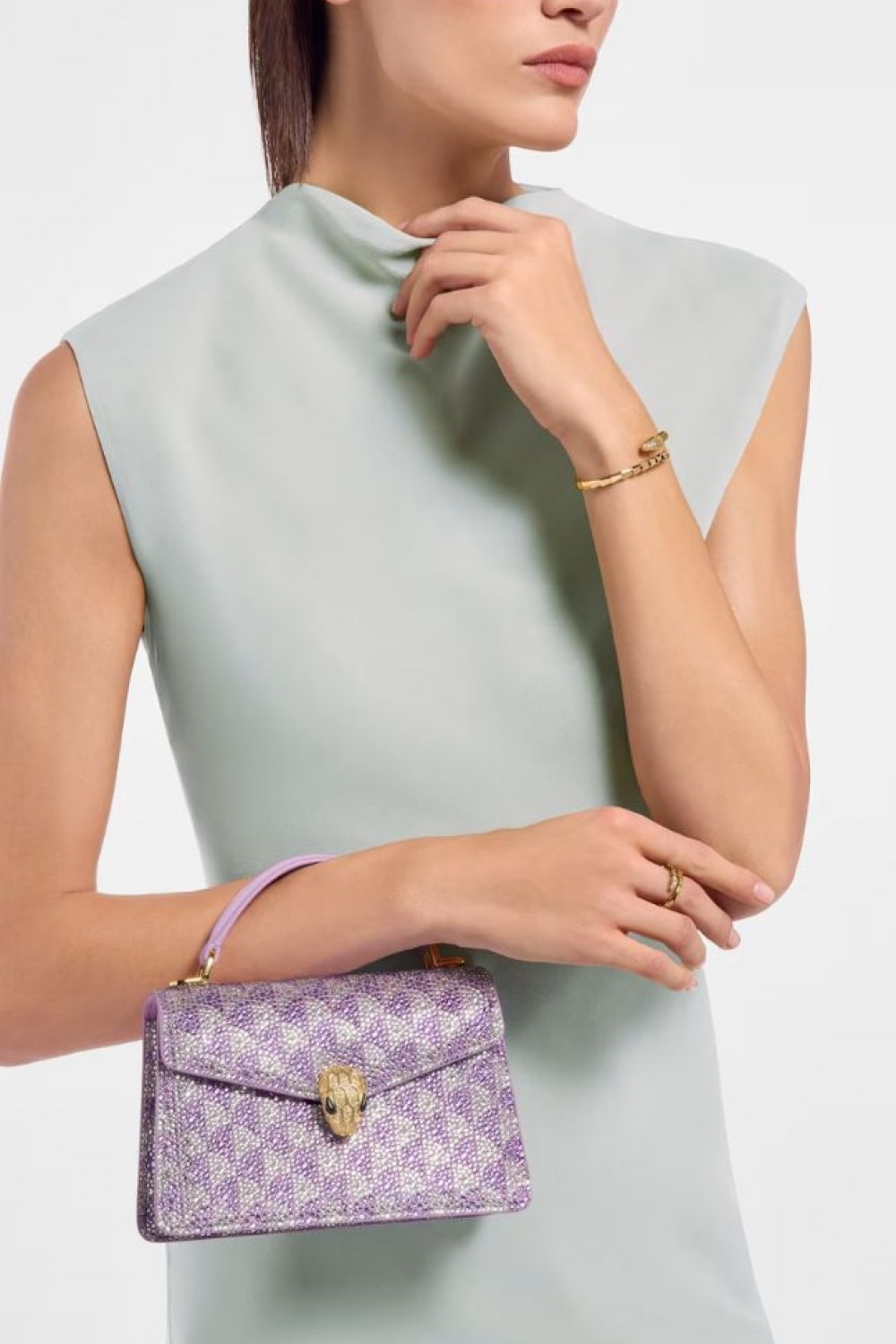 Serpenti Forever Mini Top Handle Bag