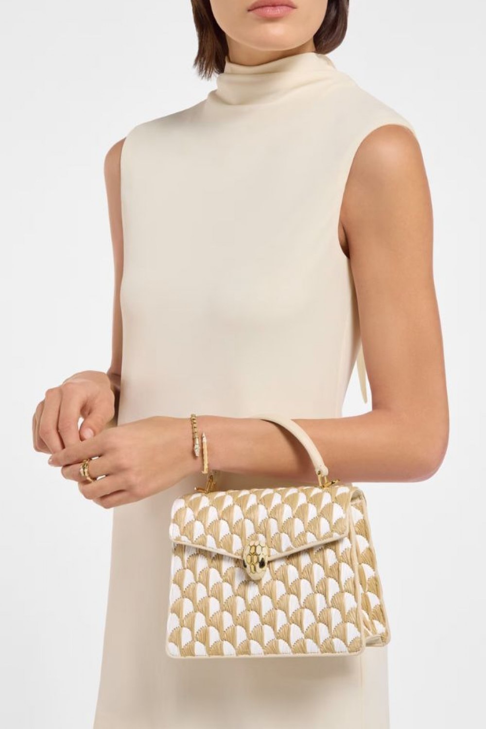 295307-Serpenti Forever Medium Top Handle Bag-BVLGARI