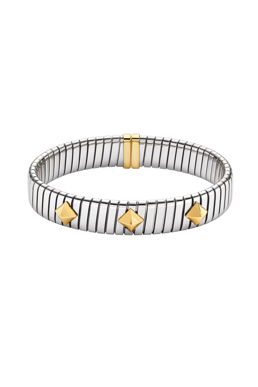 Bvlgari Tubogas Gold & Steel Bracelet