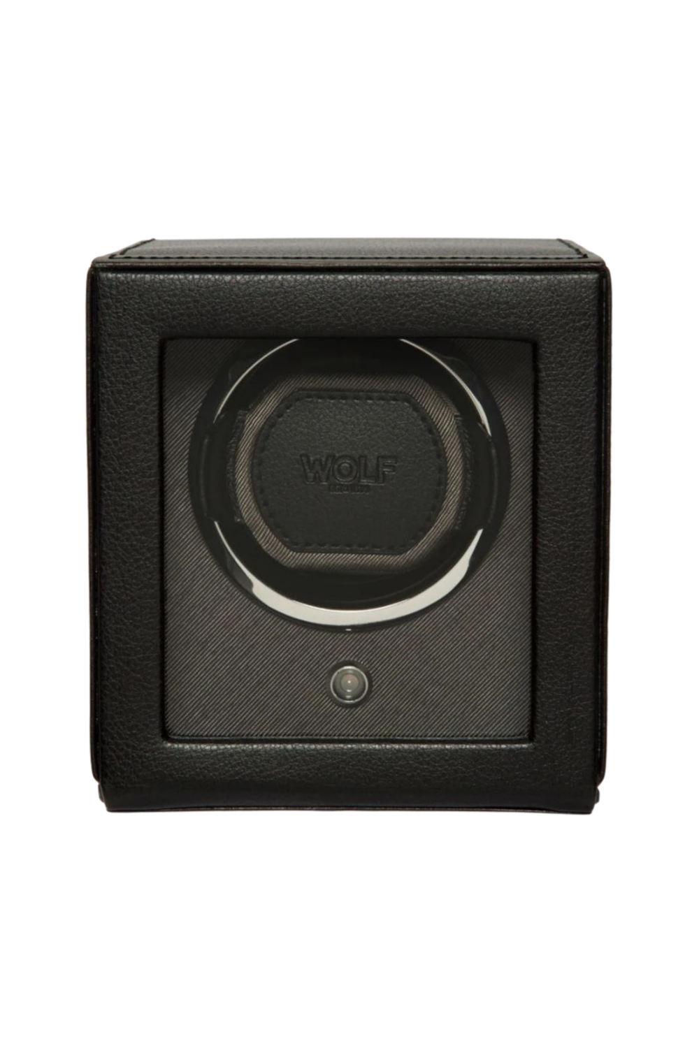 461103-Cub Single Watch Winder with Cover-Wolf-black
