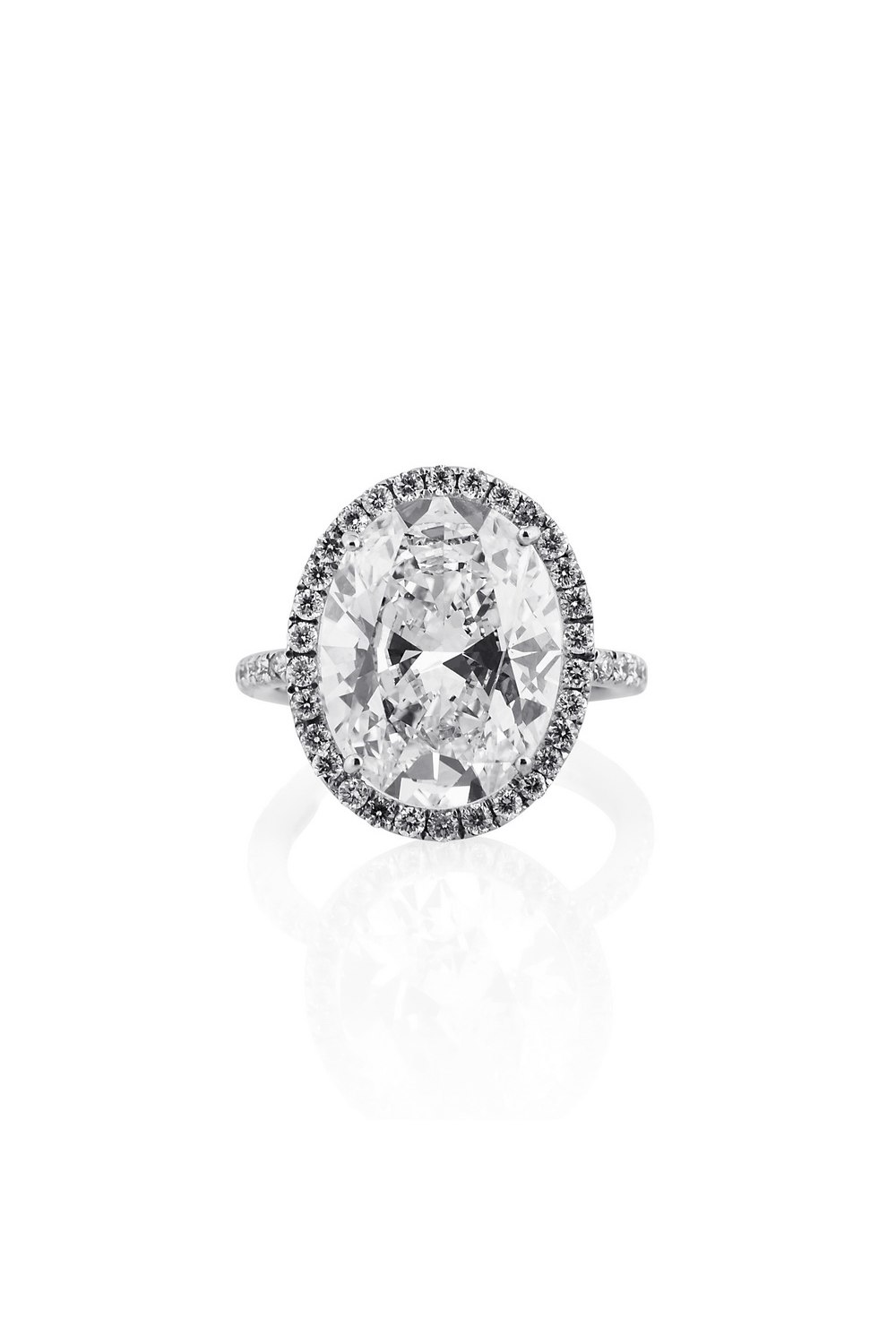 Solitaire Oval Diamond Ring