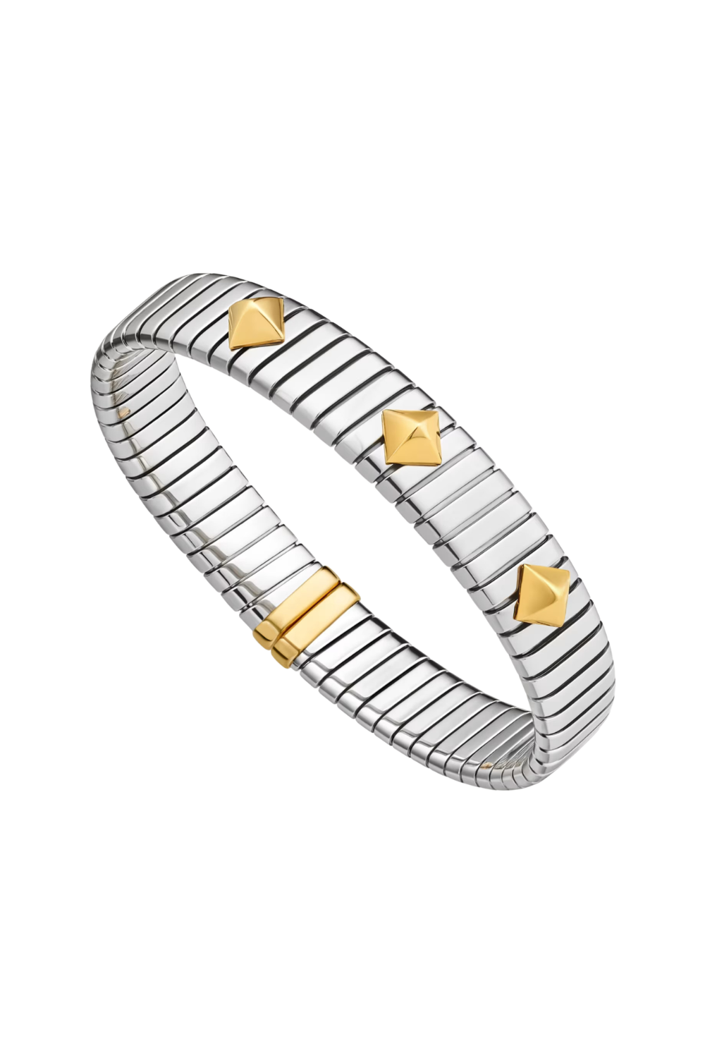 BVLGARI Bvlgari Tubogas Gold & Steel Bracelet