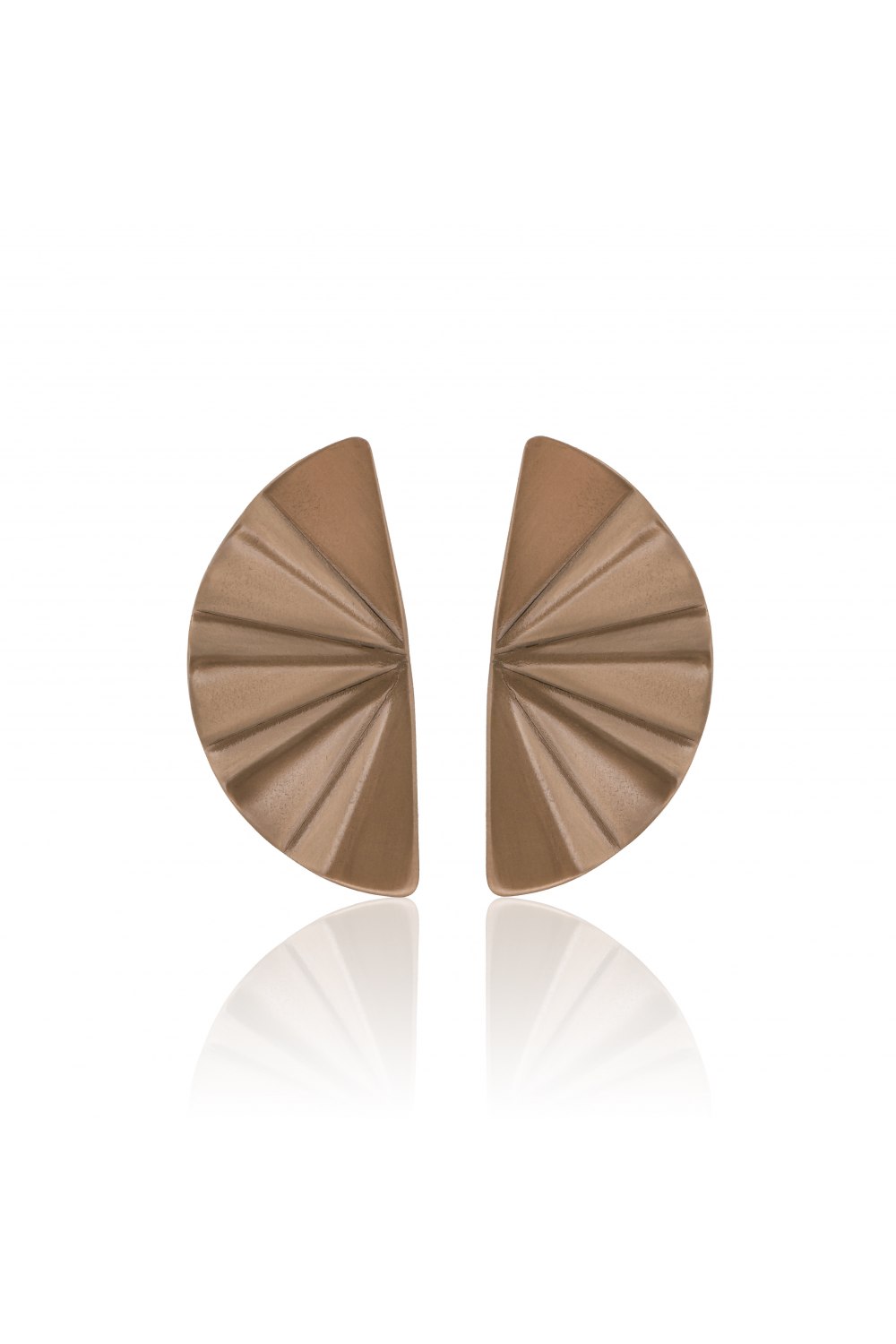 ANASTASIA KESSARIS - Geisha Nanoceramic Rose Gold Titanium Earrings Medium