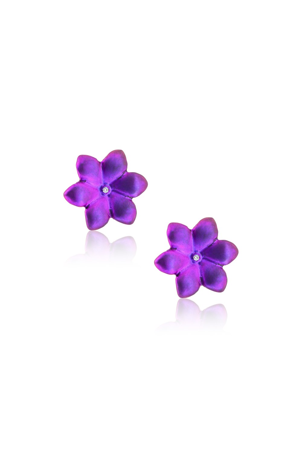 ANASTASIA KESSARIS - Water Lily Diamond Earrings