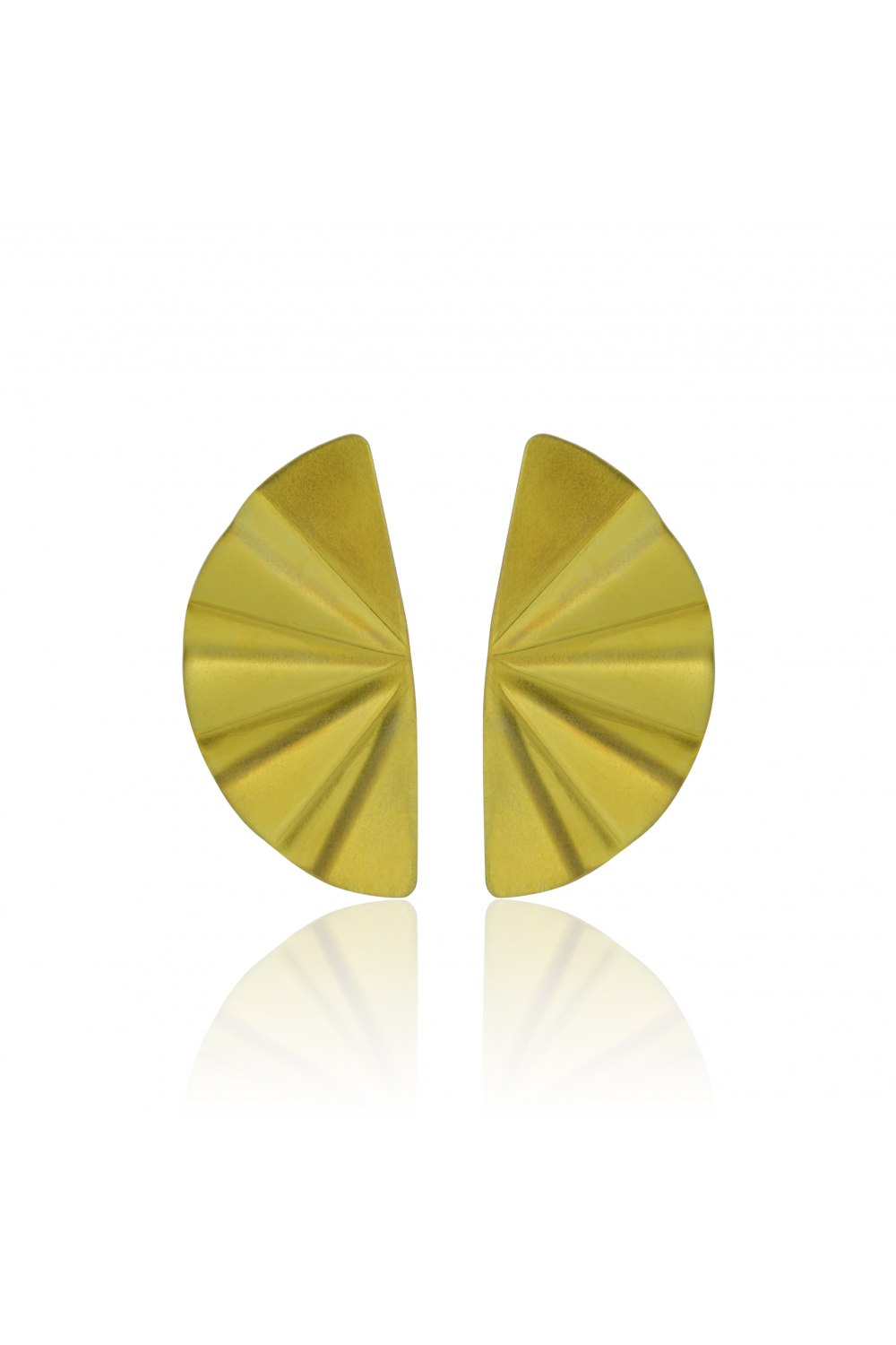 ANASTASIA KESSARIS - Geisha Yellow Titanium Earrings Medium