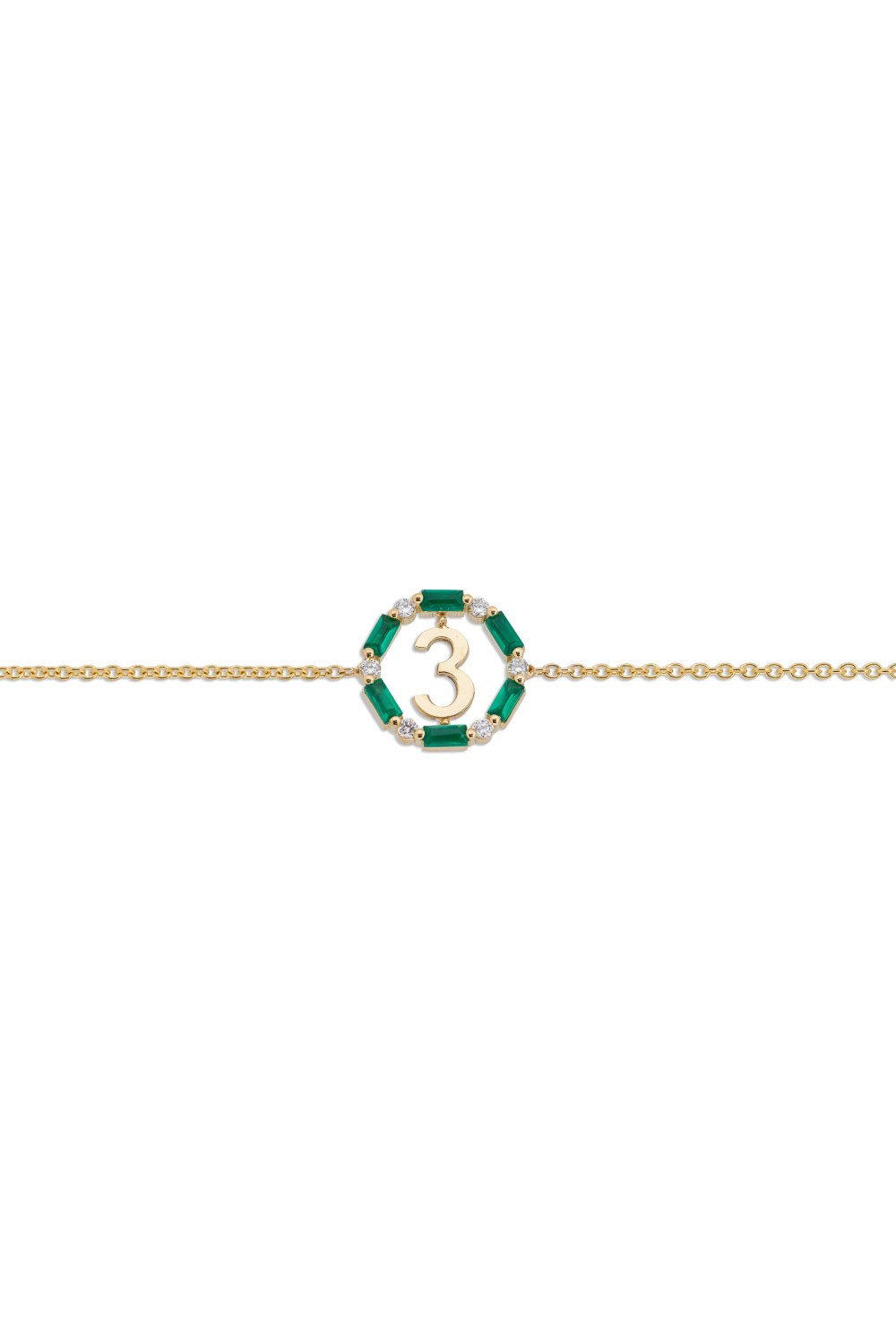KESSARIS - Lucky Charm 2023 Eternity Circle Gold Bracelet