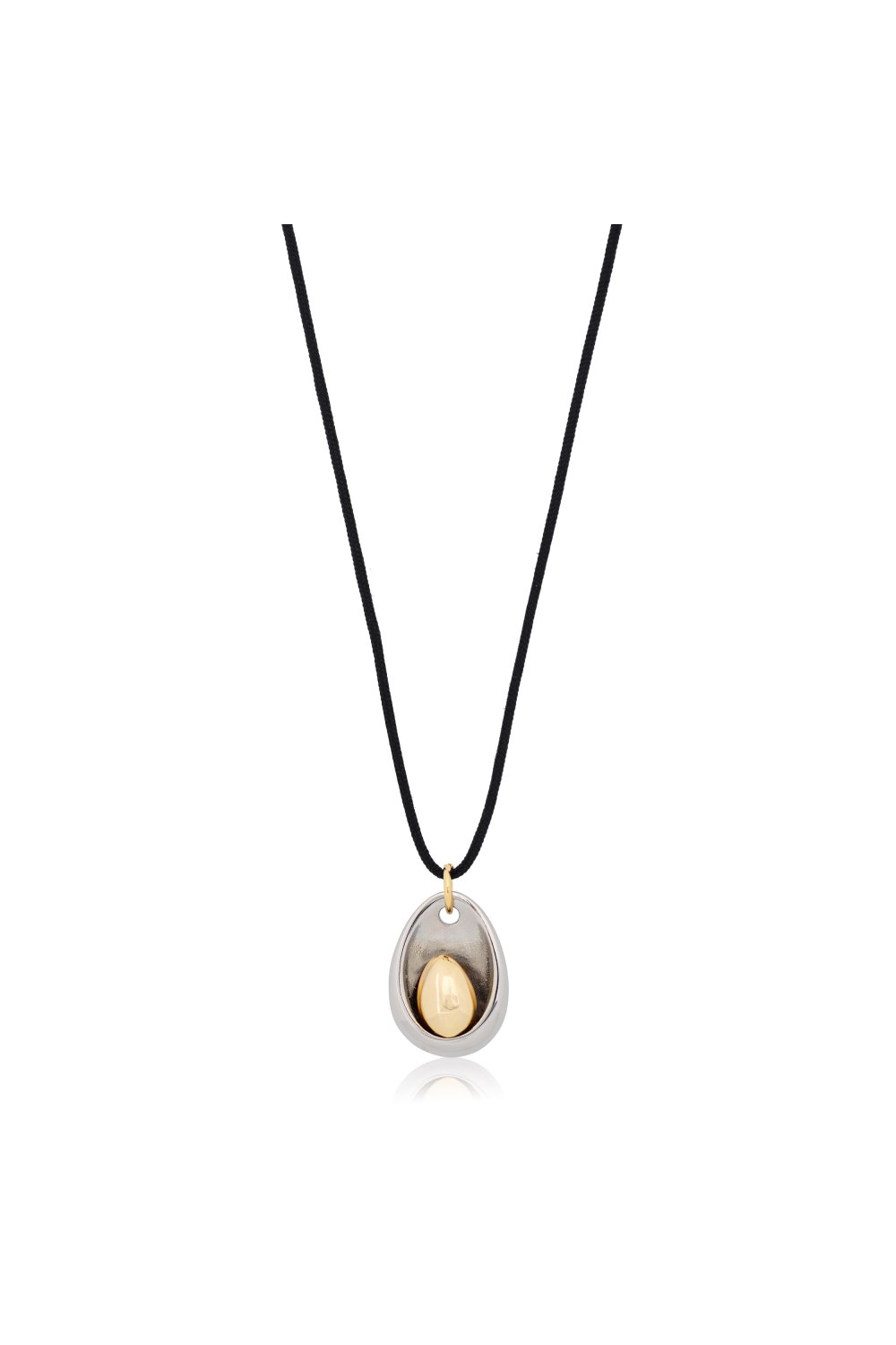 KESSARIS - Dual Egg Pendant Necklace