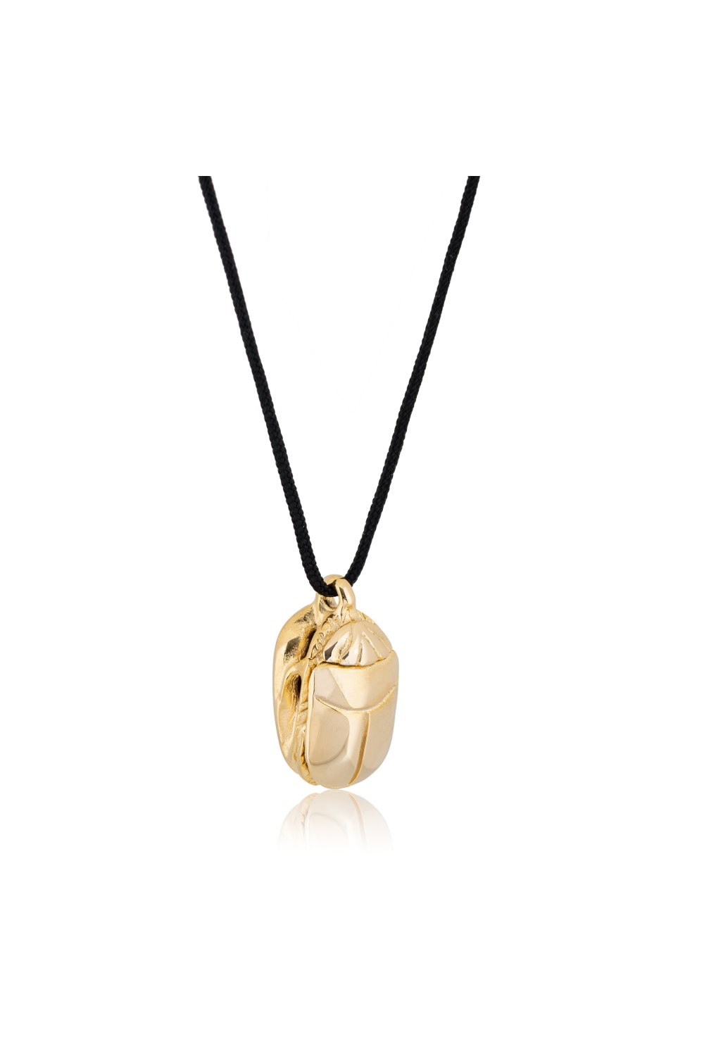 KESSARIS - Lucky Charm 2023 Gold Scarab Necklace Gold Plated