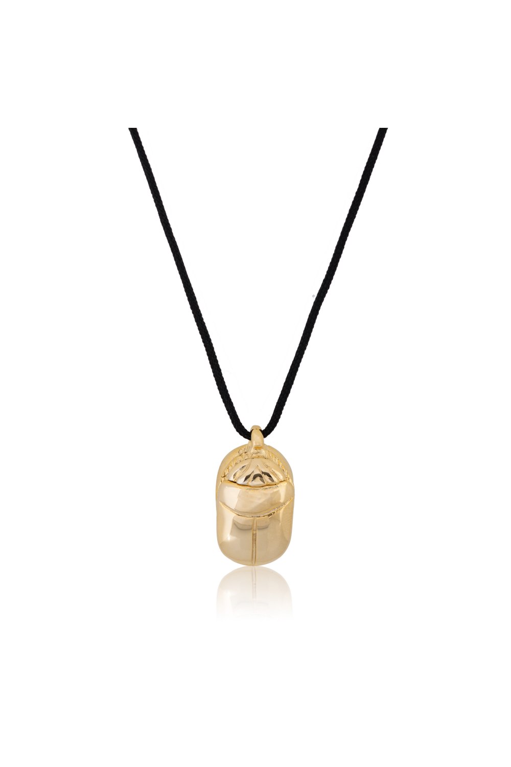 KESSARIS - Lucky Charm 2023 Gold Scarab Necklace Gold Plated