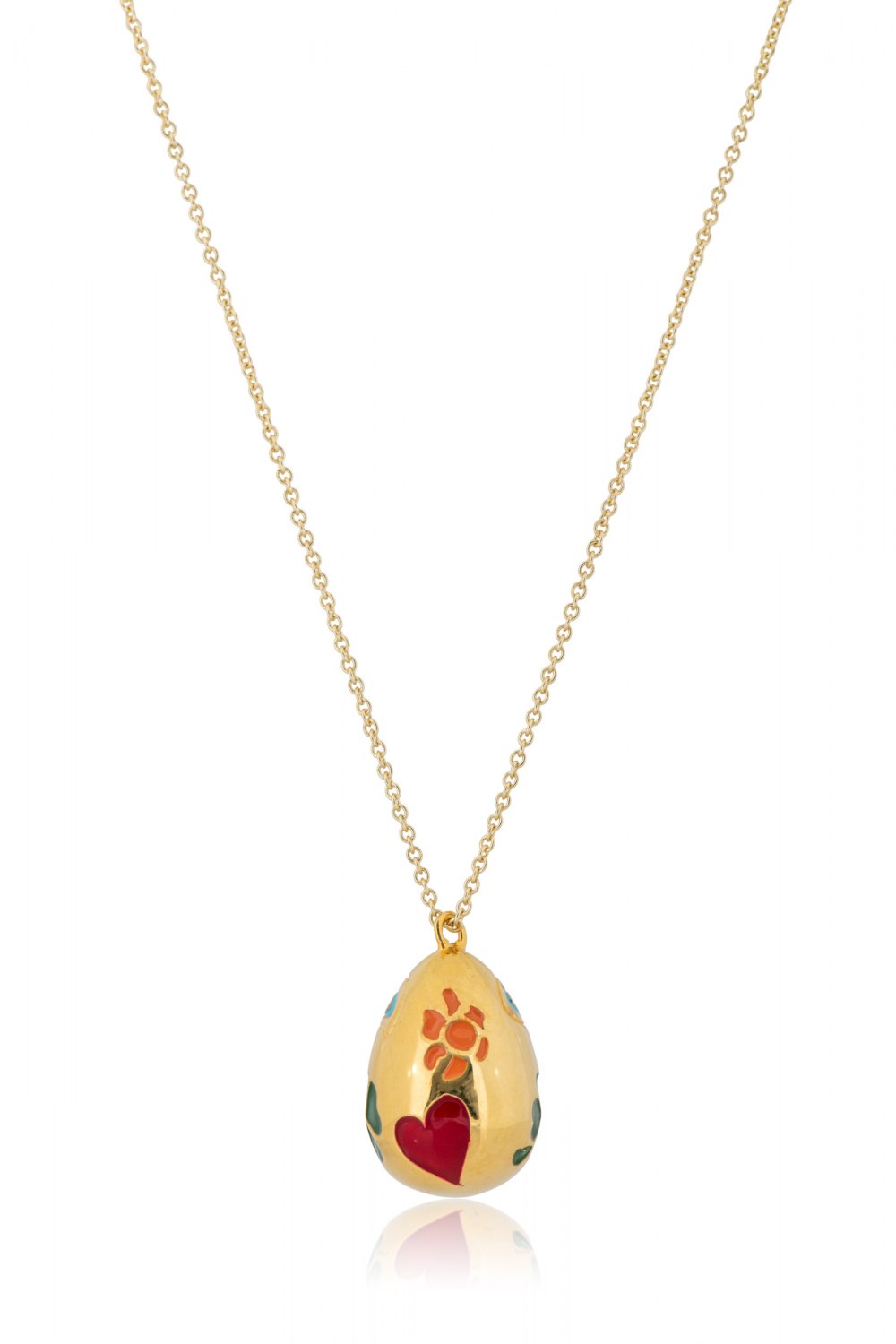 KESSARIS - Lucky Vibes Easter Egg Pendant Necklace