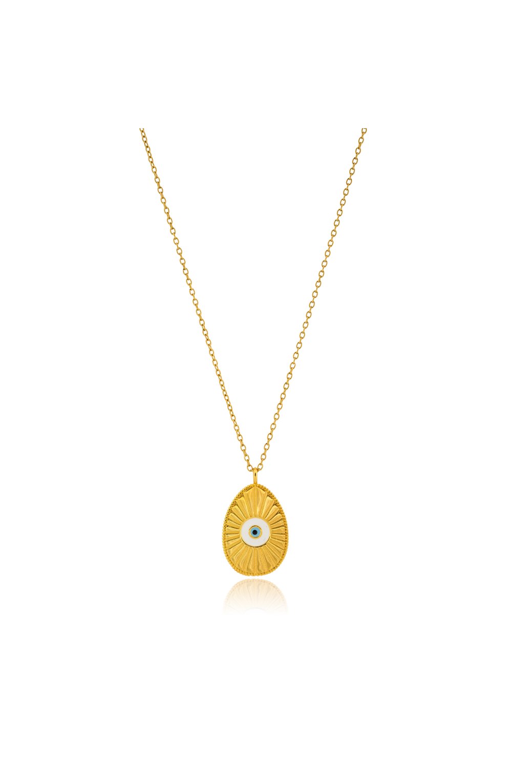 KESSARIS - Beaming Light Evil Eye Easter Pendant Necklace