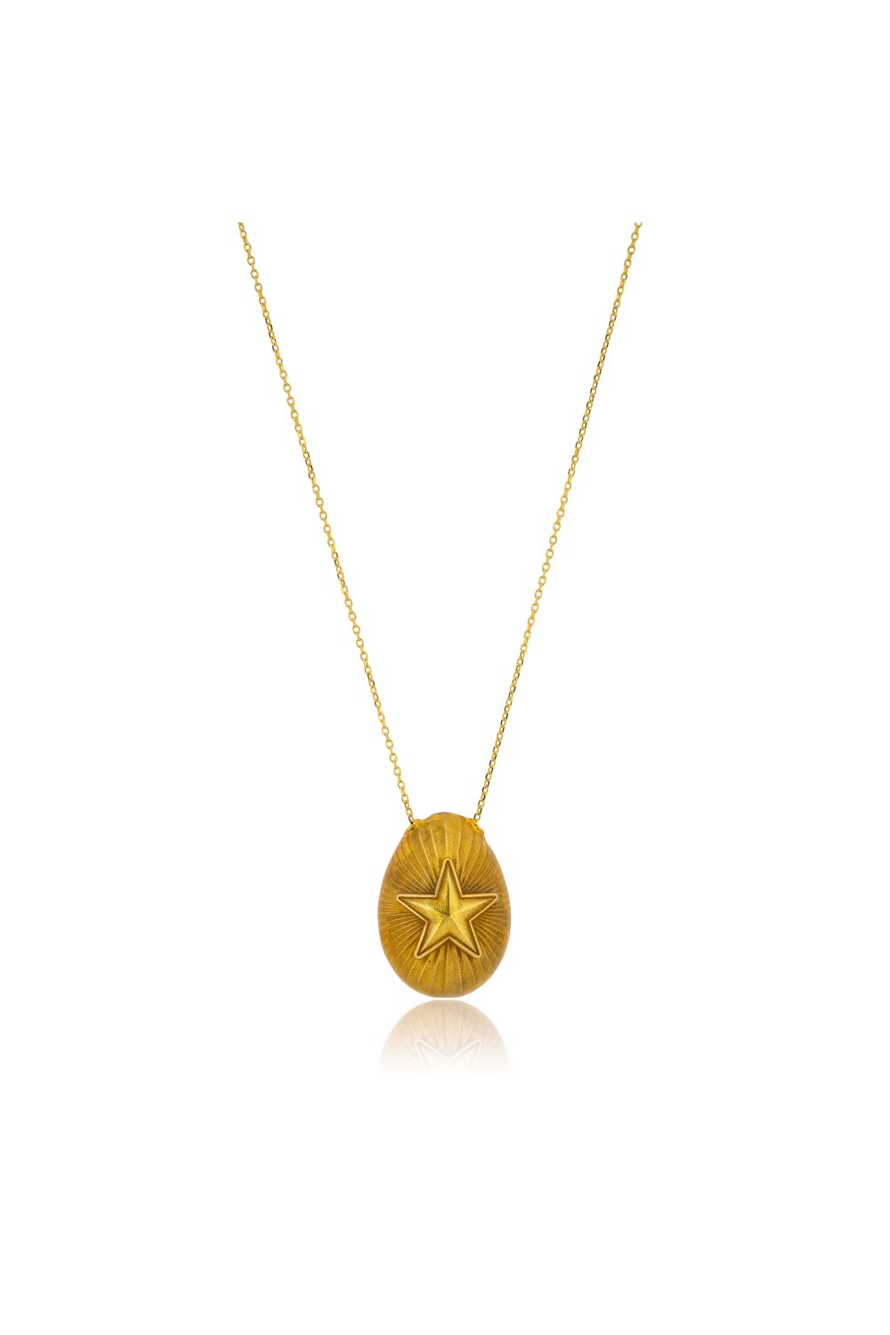 KESSARIS - Starry Easter Egg Pendant Necklace