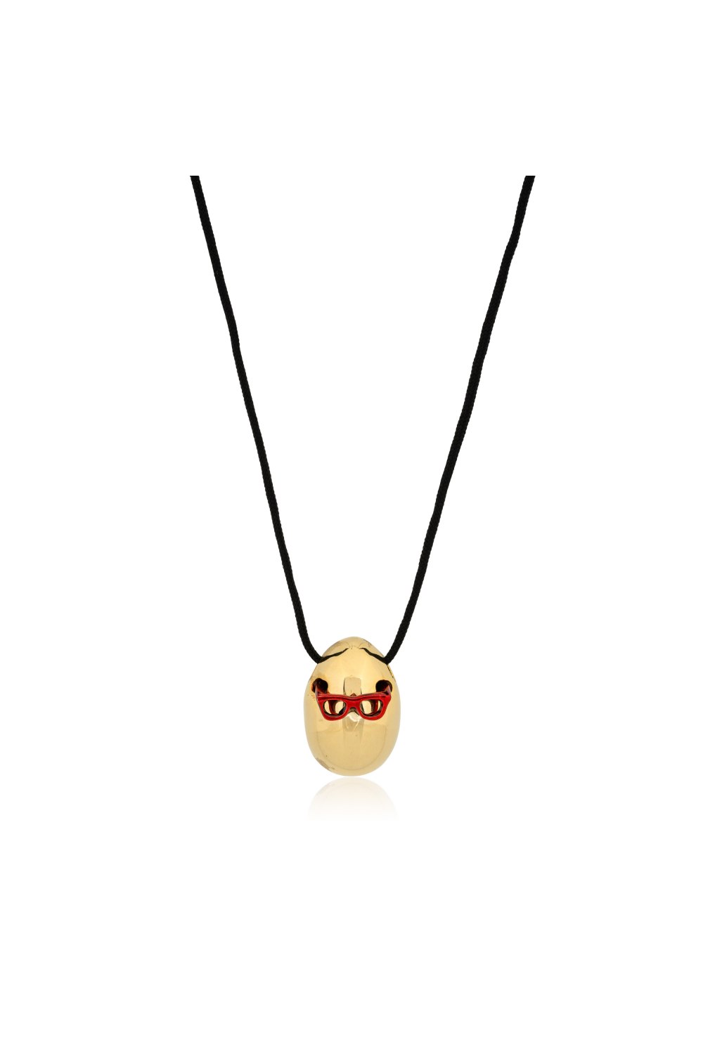 KESSARIS - Red Cool Egg Easter Pendant Necklace