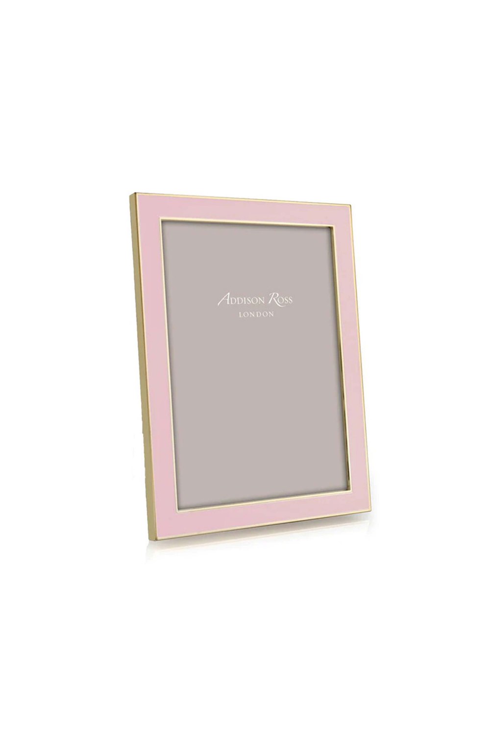 ADDISON ROSS - Pale Pink Enamel & Gold Frame