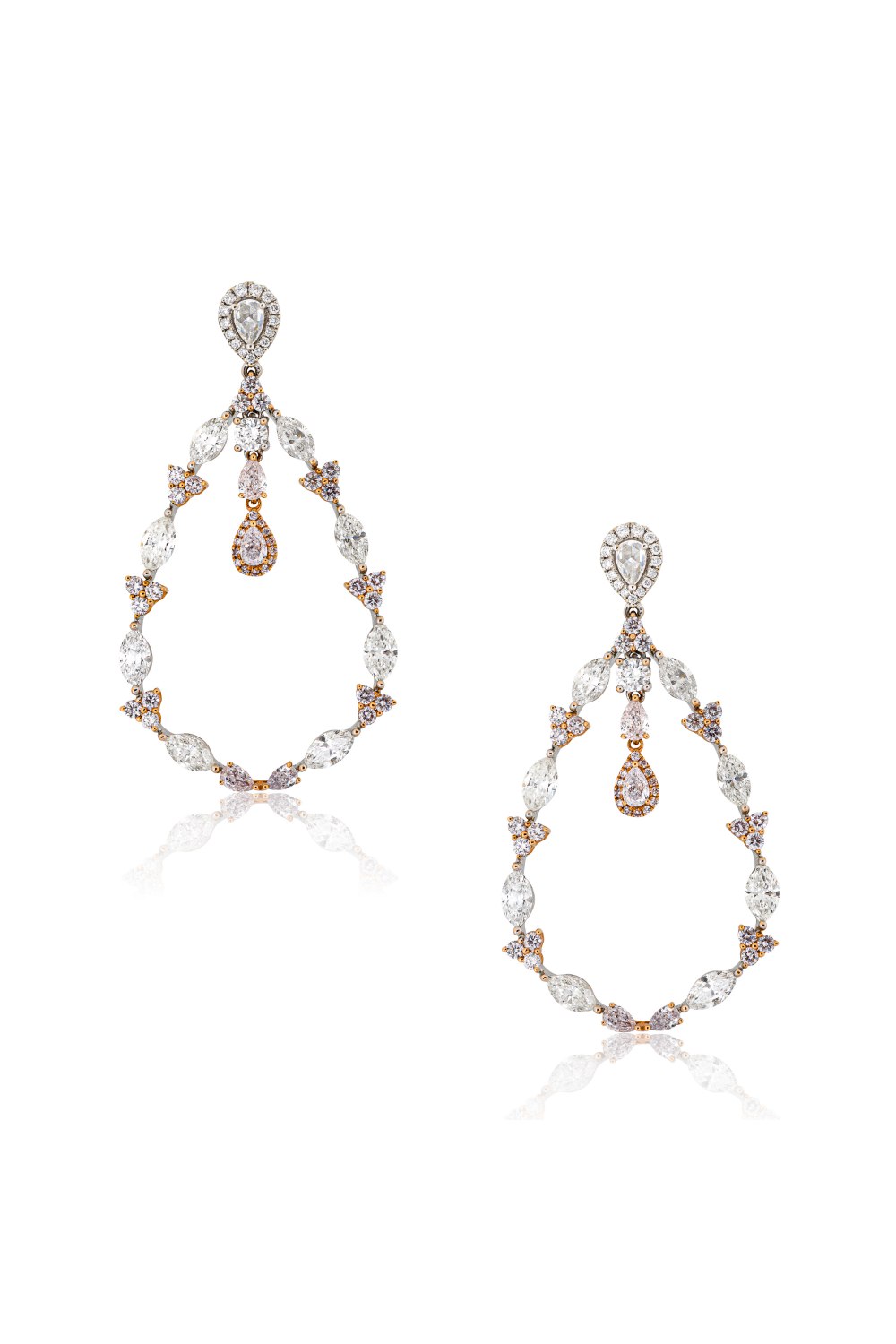KESSARIS - Diamond Drop Earrings