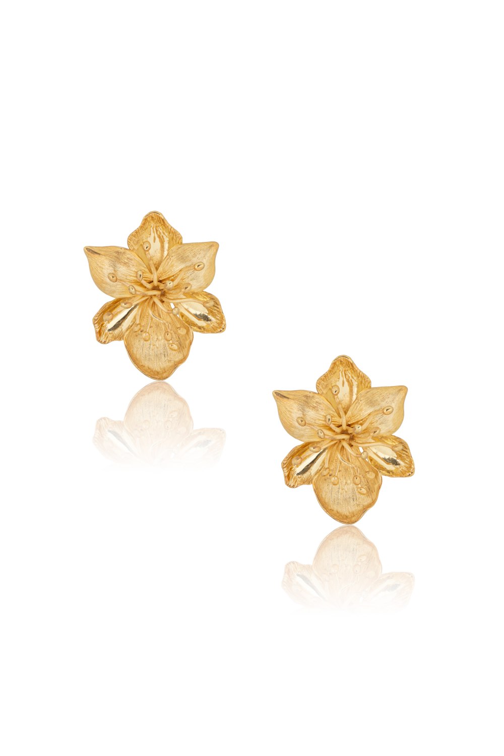 ANASTASIA KESSARIS - Golden Lily Bouquet Earrings