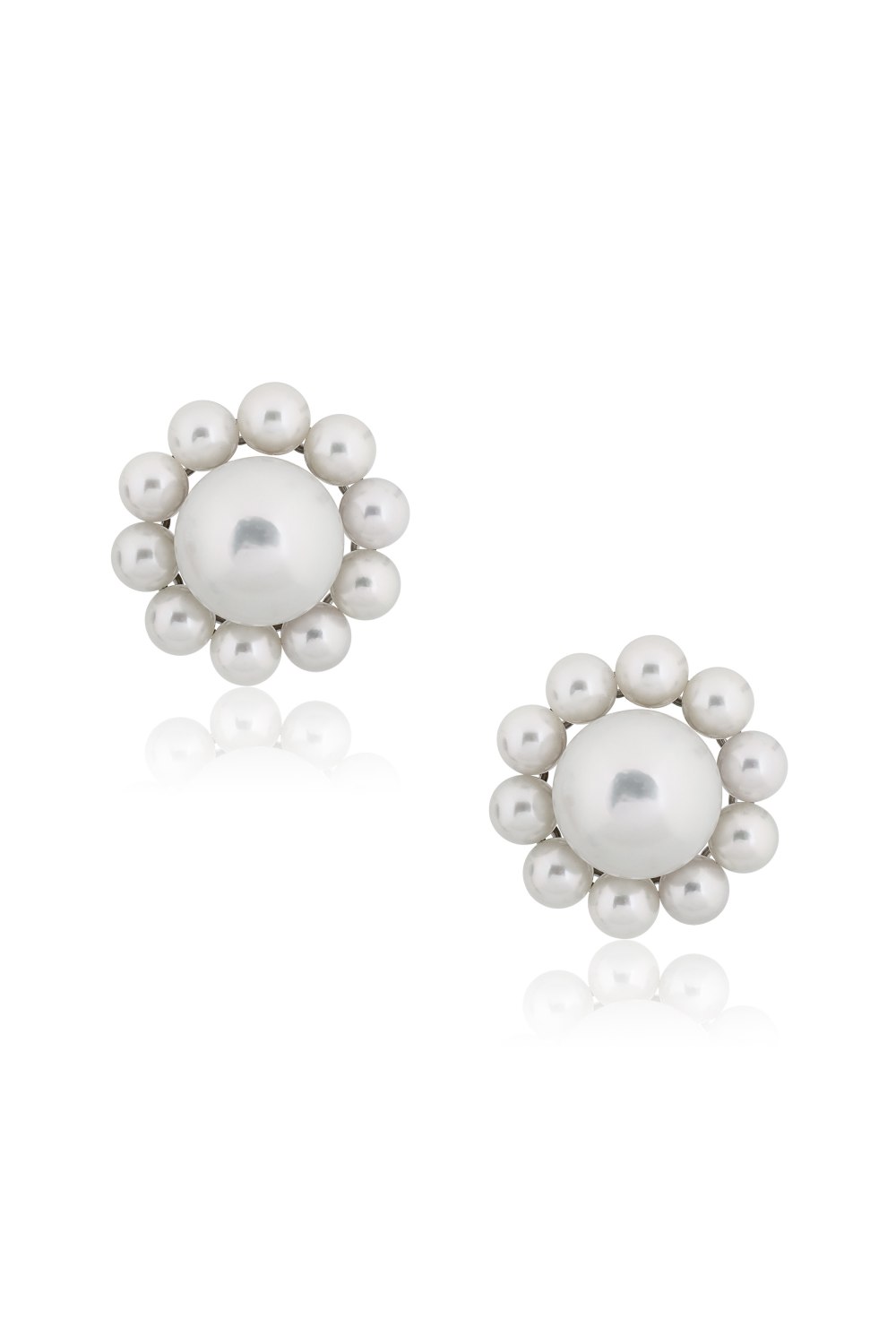 KESSARIS - Flower Pearl Earrings