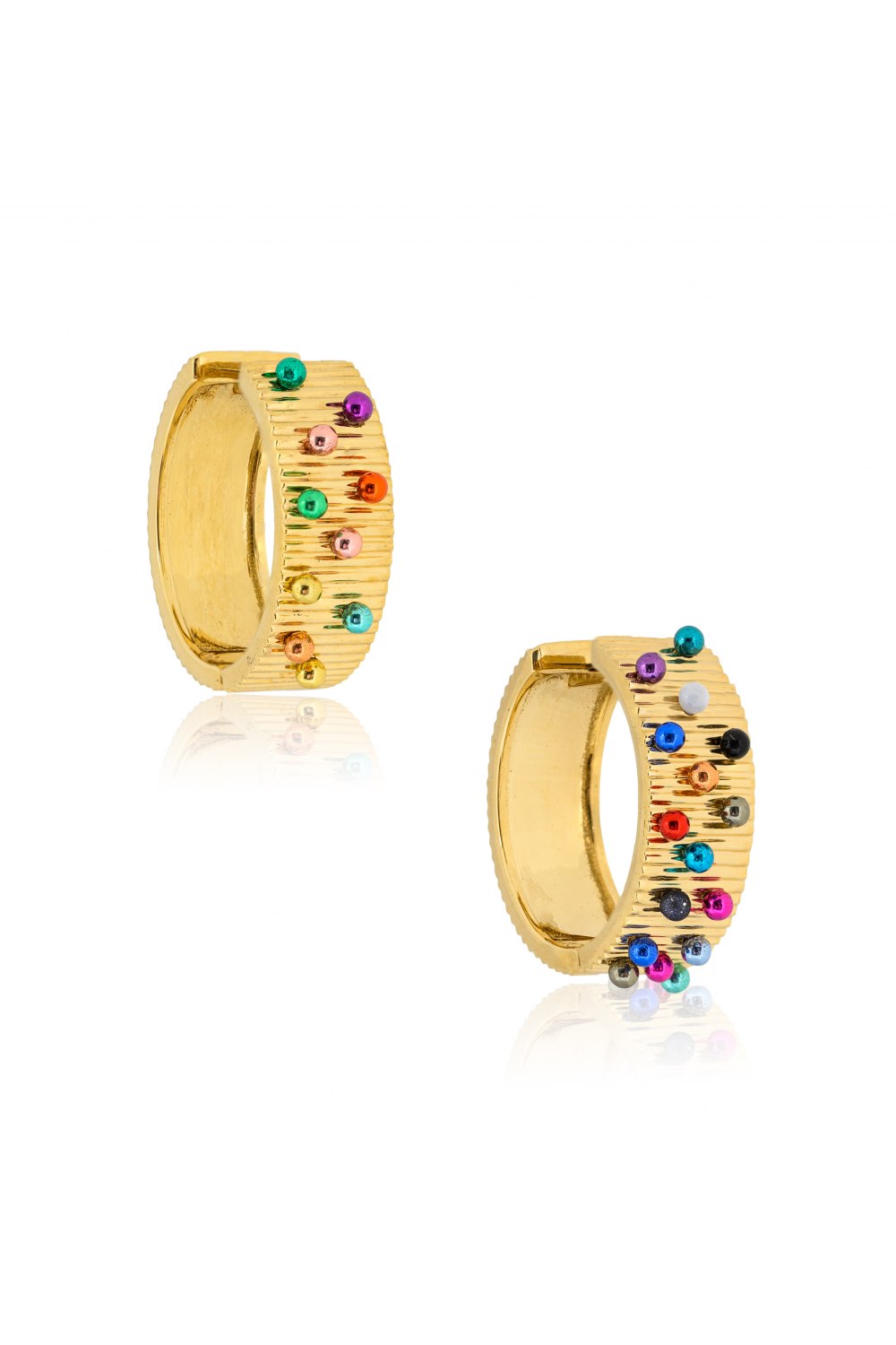 ANASTASIA KESSARIS - Colorpop Gold Hoops
