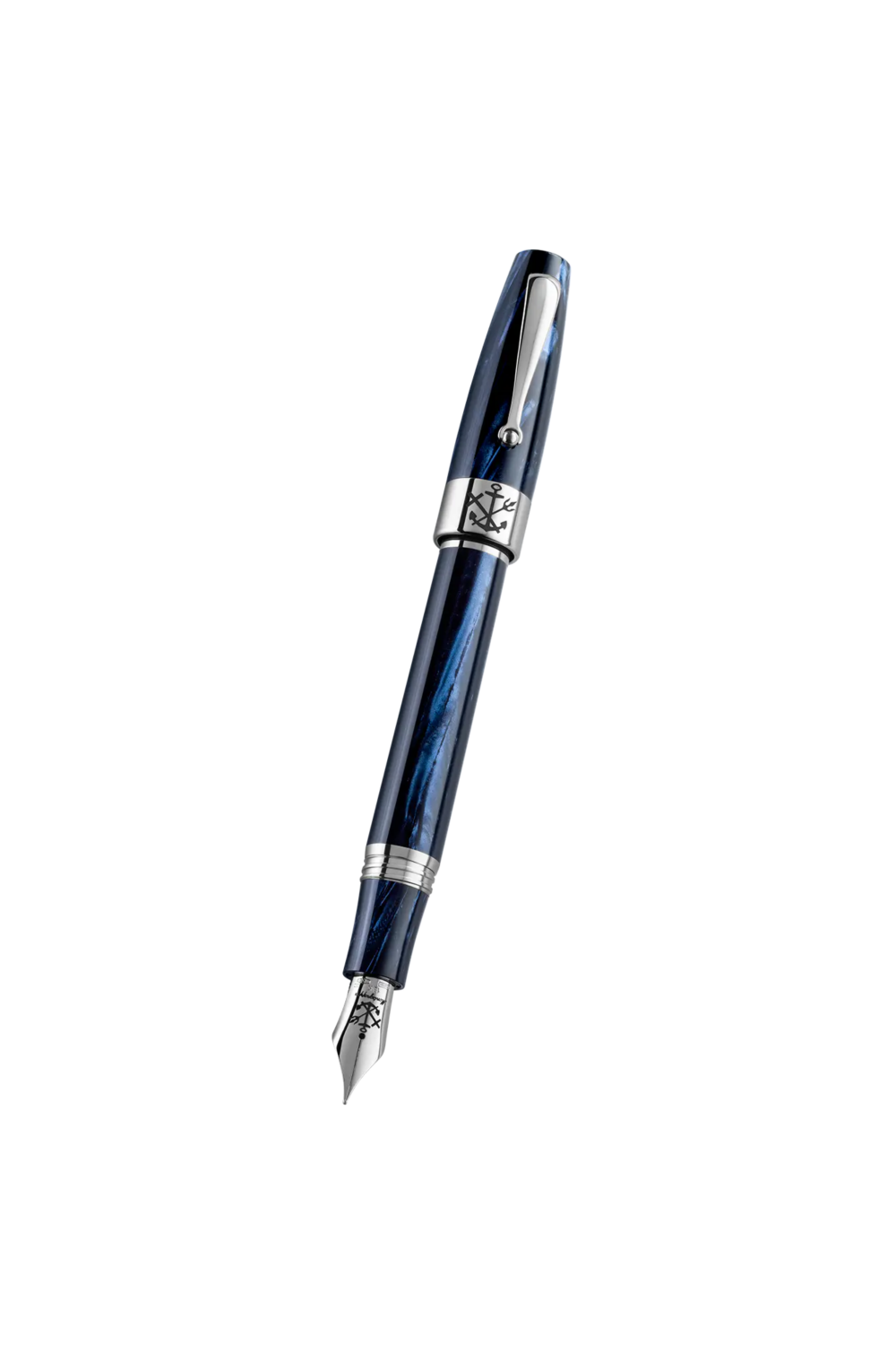 ISEXT32D_003-THALASSA Limited Edition Fountain Pen-Montegrappa-Standing