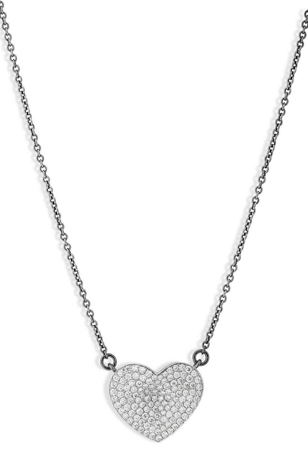 Heart Diamond Pendant Necklace