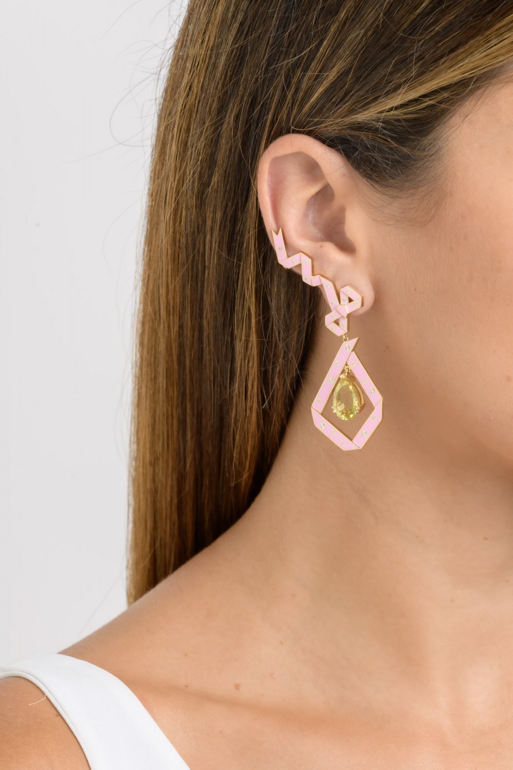 The Cadeau Pink Earrings