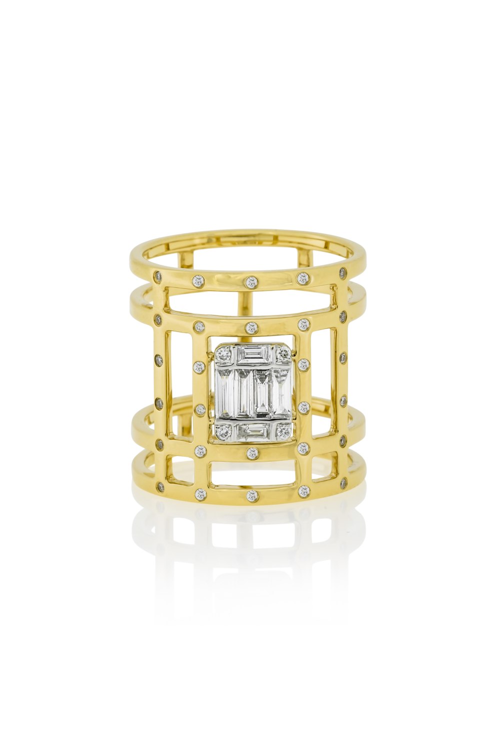 Kessaris Contemporary Diamond Ring