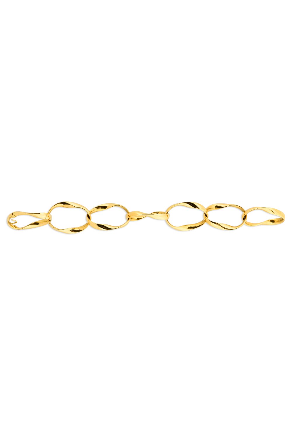 Kessaris-Gold Chain Link Bracelet