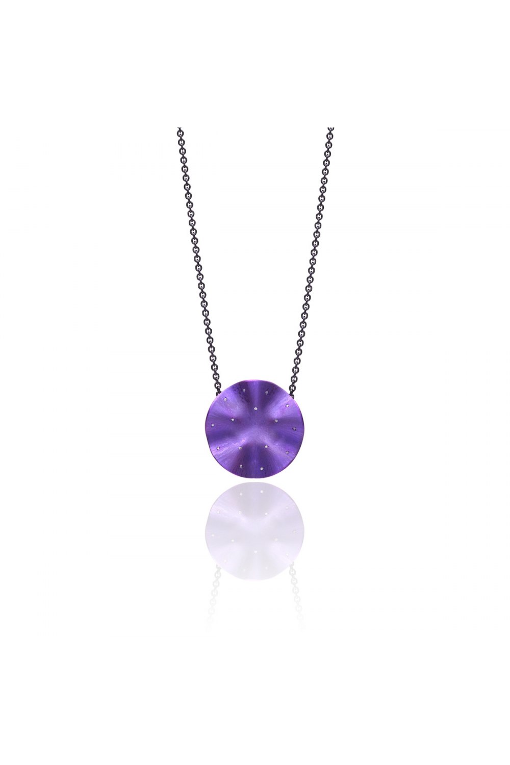 Lillylicious Purple Titanium and Diamond Pendant