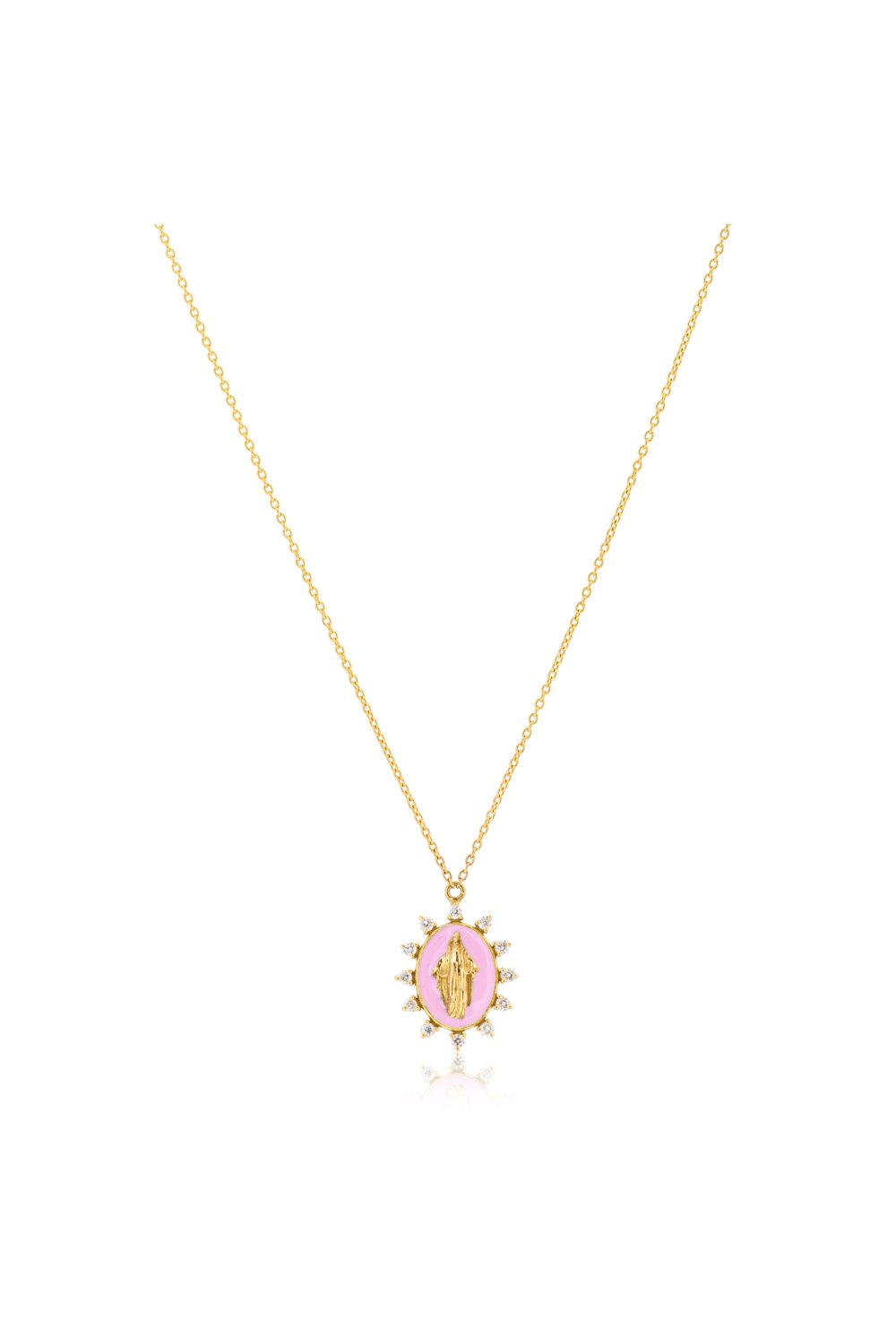 Kessaris-Madonna Diamond Necklace