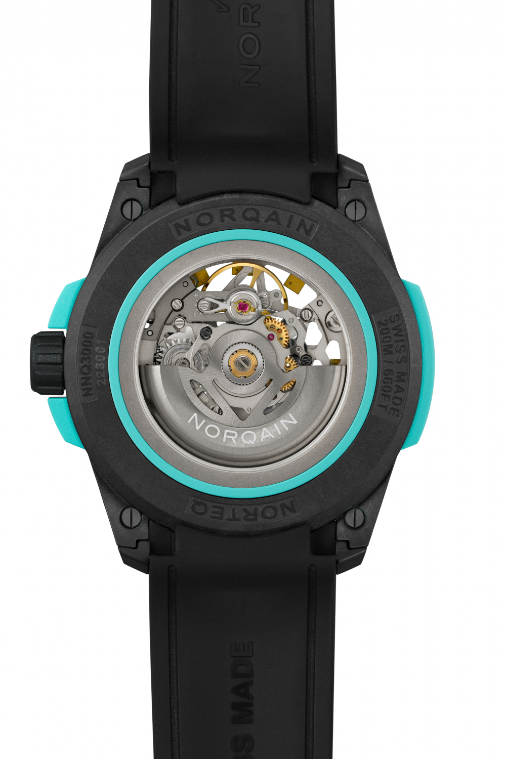 N3000.07Q27.B07-Wild ONE Skeleton Turquoise-Norqain