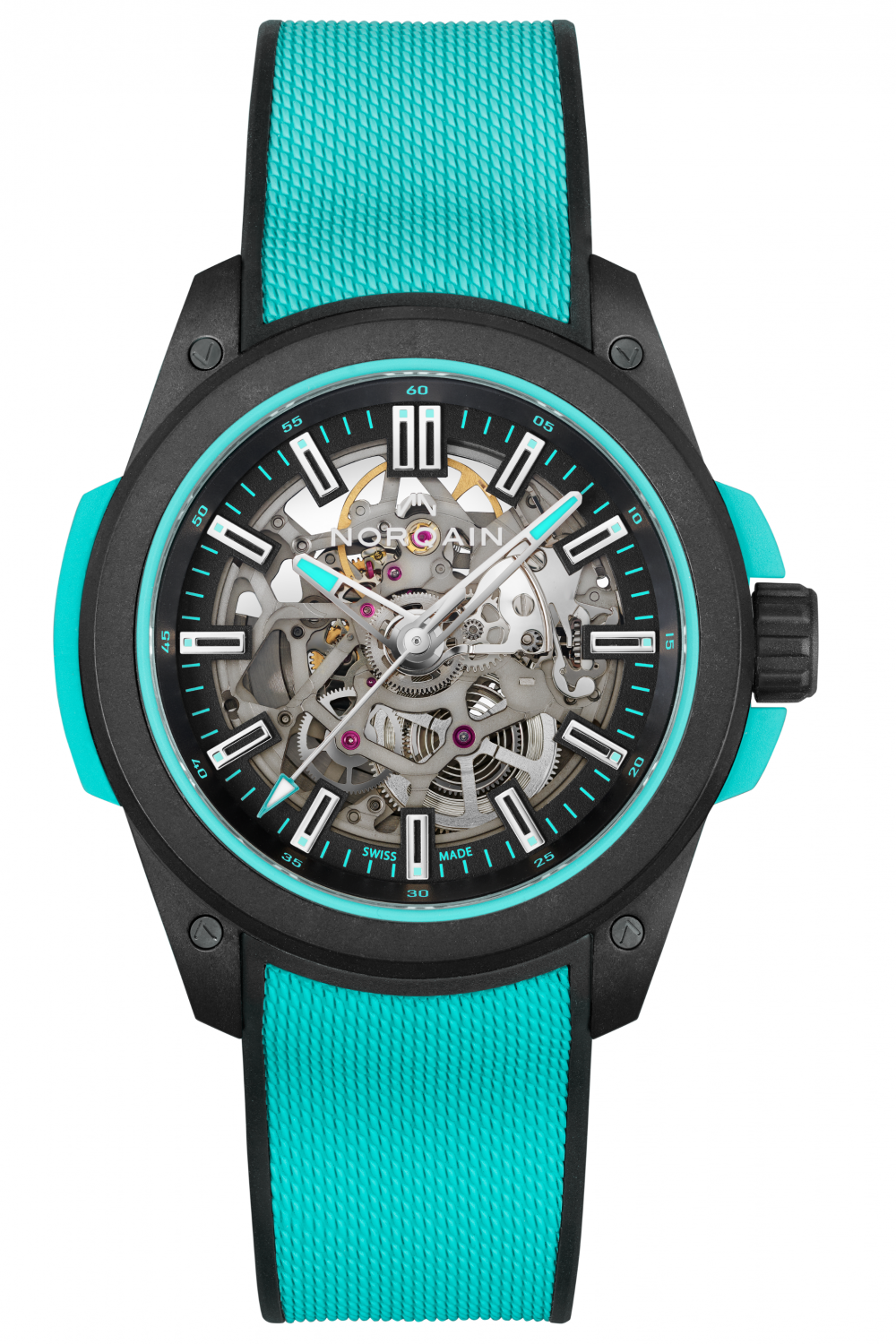 N3000.07Q27.B07-Wild ONE Skeleton Turquoise-Norqain