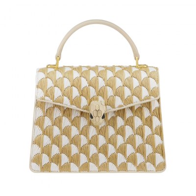 295307-Serpenti Forever Medium Top Handle Bag-BVLGARI